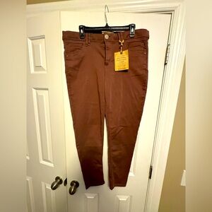 Democracy Ankle Pants - Brown